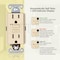 Faith Self-Test 15A GFCI Outlet Receptacle with Wall Plate, Ivory, PK 10 GLS-15A-IV-10 - alternate 5